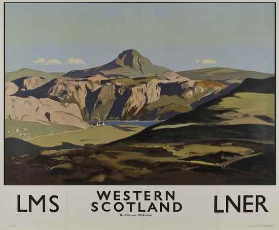 Appraisal: WILKINSON Norman PRI WESTERN SCOTLAND LMS LNER lithograph in colours