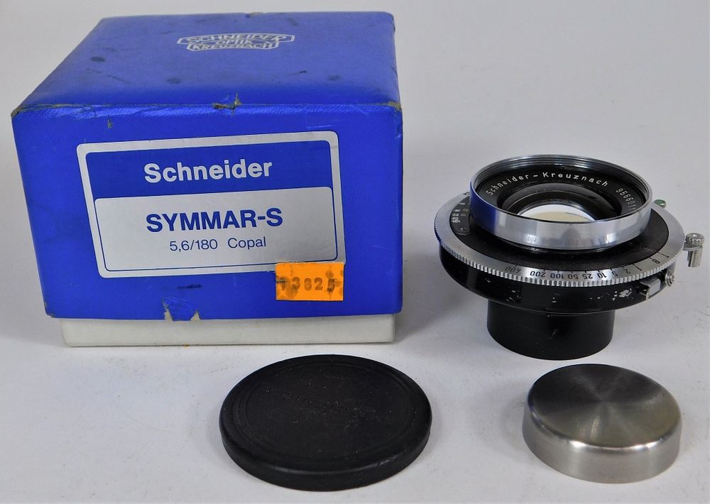 Appraisal: Schneider Symmar-S mm f Lens Schneider Symmar-S mm f lens