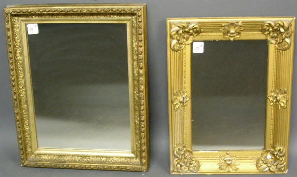 Appraisal: Two gilt mirrors x and x