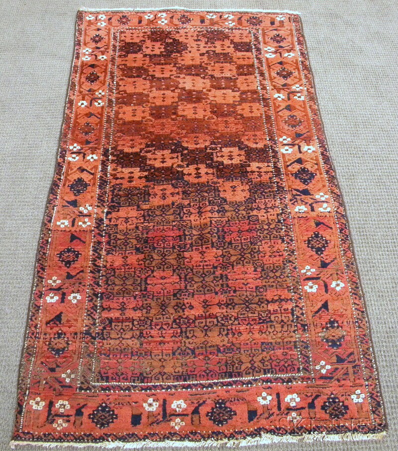 Appraisal: Baluch Rug Northeast Persia th th century ft in x