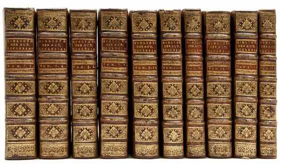 Appraisal: Du Pin Ellies Nouvelle Bibliotheque des Auteurs Ecclesiastiques vol in