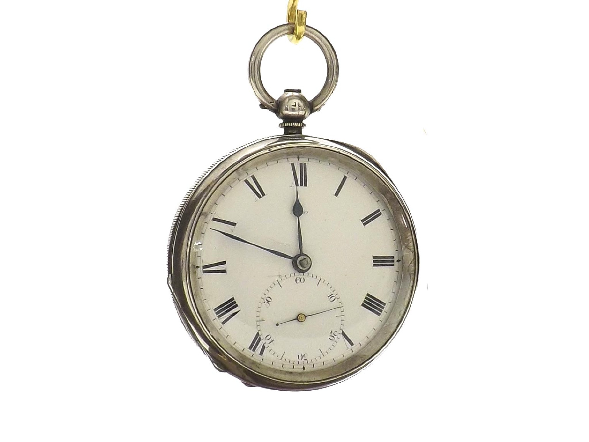 Appraisal: Silver fusee lever pocket watch signed W J Baird London