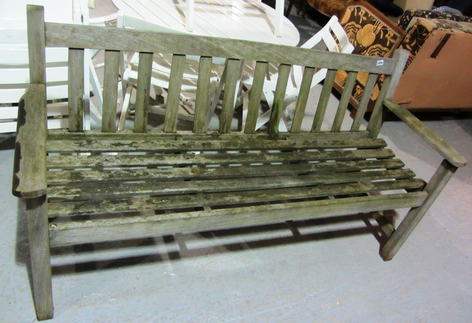 Appraisal: A th century garden bench