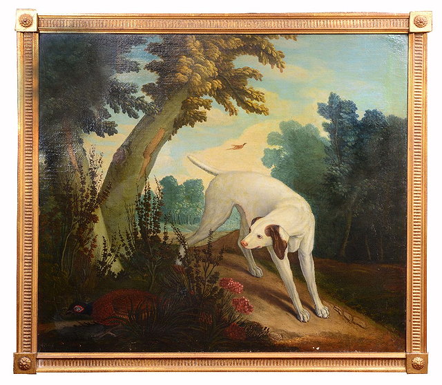 Appraisal: FOLLOWER OF JEAN BAPTISTE OUDRYStudy of a spaniel and pheasant