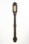 Appraisal: BAROMETER - th C English mahogany stick barometer Shaped top