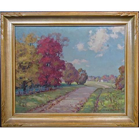 Appraisal: ERNA NOOK JACKSON CANADIAN - UNTITLED ROAD TO FARM OIL