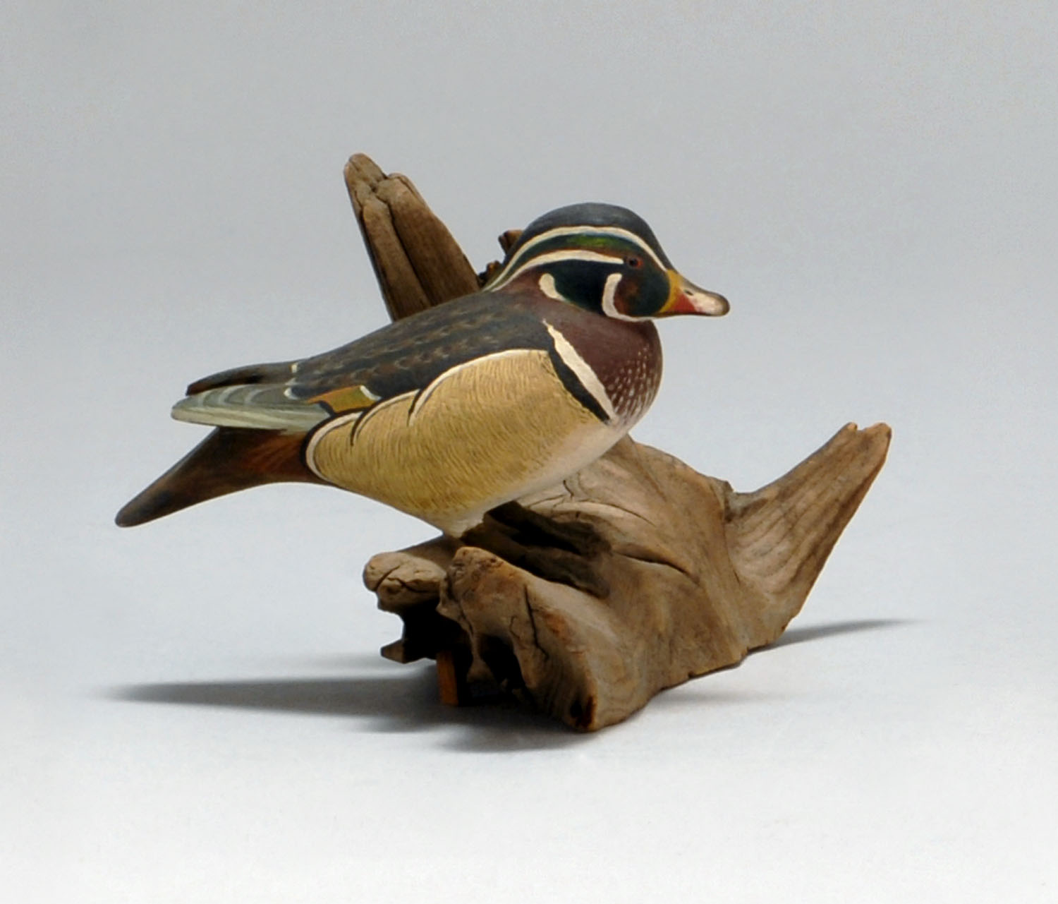 Appraisal: MINIATURE WOOD DUCK DRAKE By Harold Gibbs of Barrington Rhode