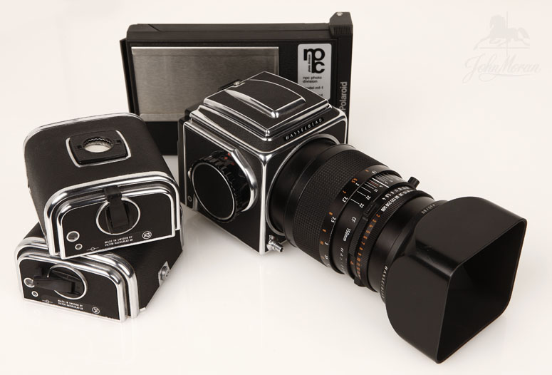 Appraisal: A C M Hasselblad with lens and film backs A