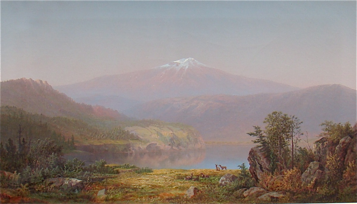 Appraisal: FREDERICK A BUTMANAmerican - Mountain landscape Signed and dated lower