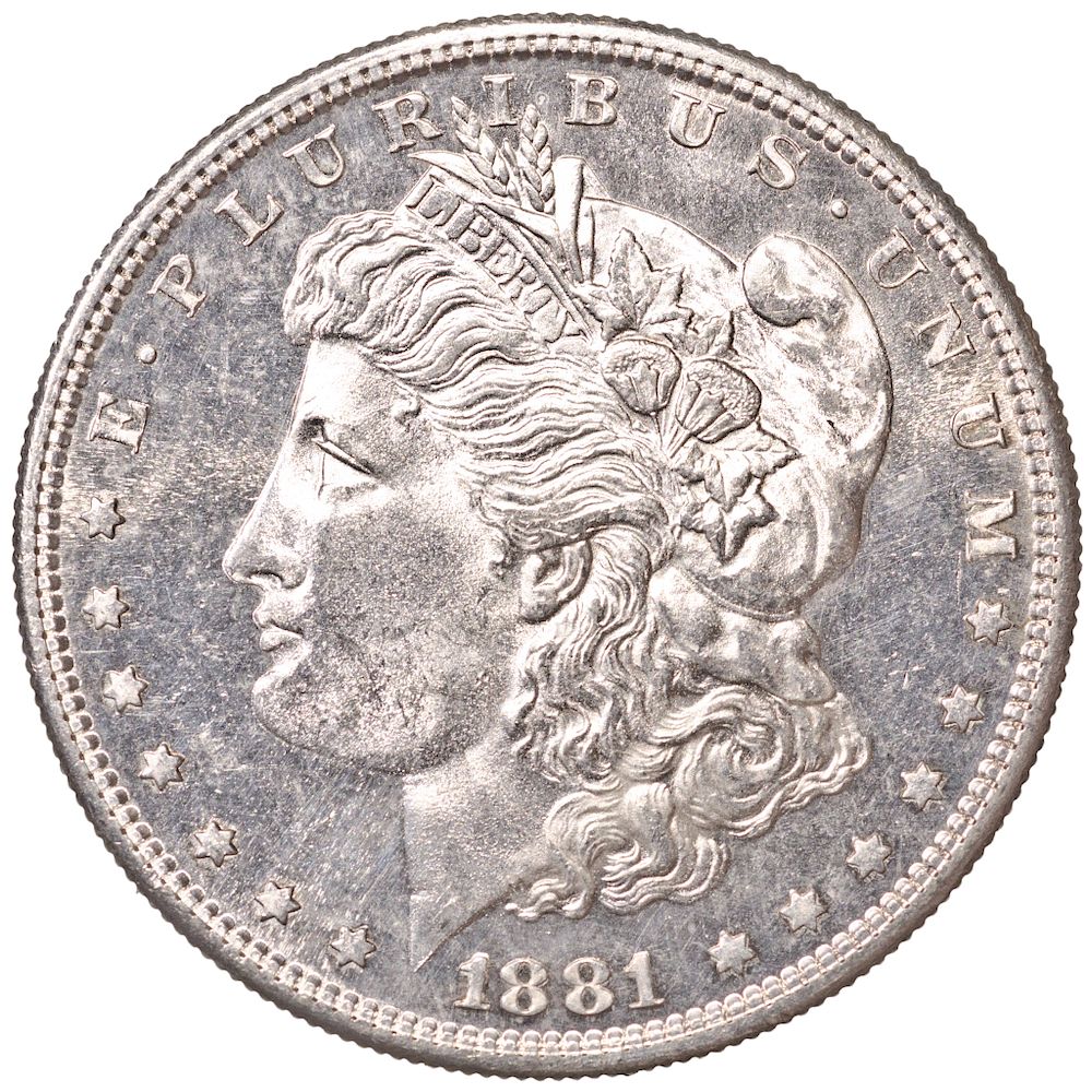 Appraisal: -S Morgan Silver Dollar Brilliant Uncirculated Semi P L Silver