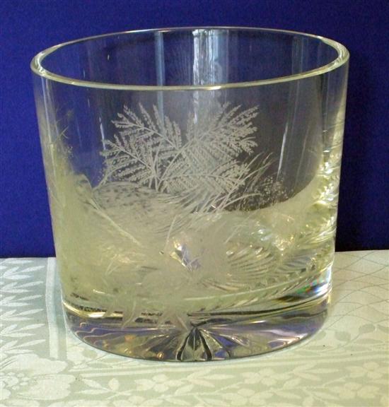 Appraisal: Stuart crystal vase for Holland Holland by Philip Lawson with