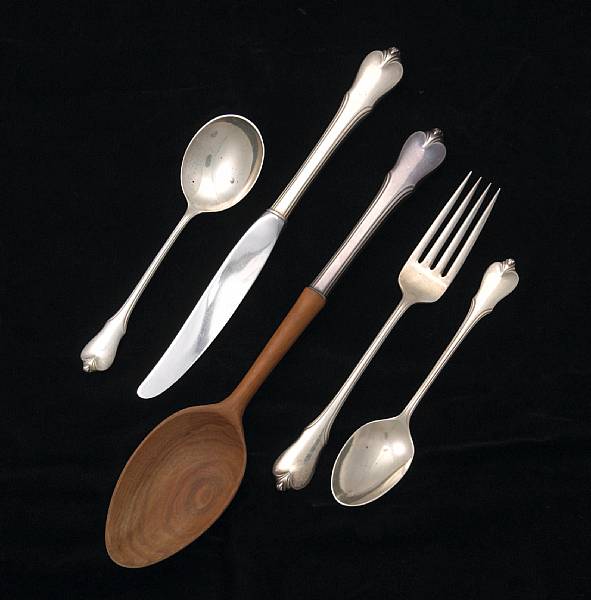 Appraisal: A sterling flatware setWallace Silversmiths Wallingford CTGrand Colonial Comprising -