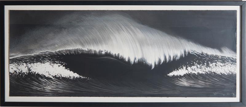 Appraisal: ROBERT LONGO b WAVE FOR LINCOLN CENTER FESTIVAL Screenprint in