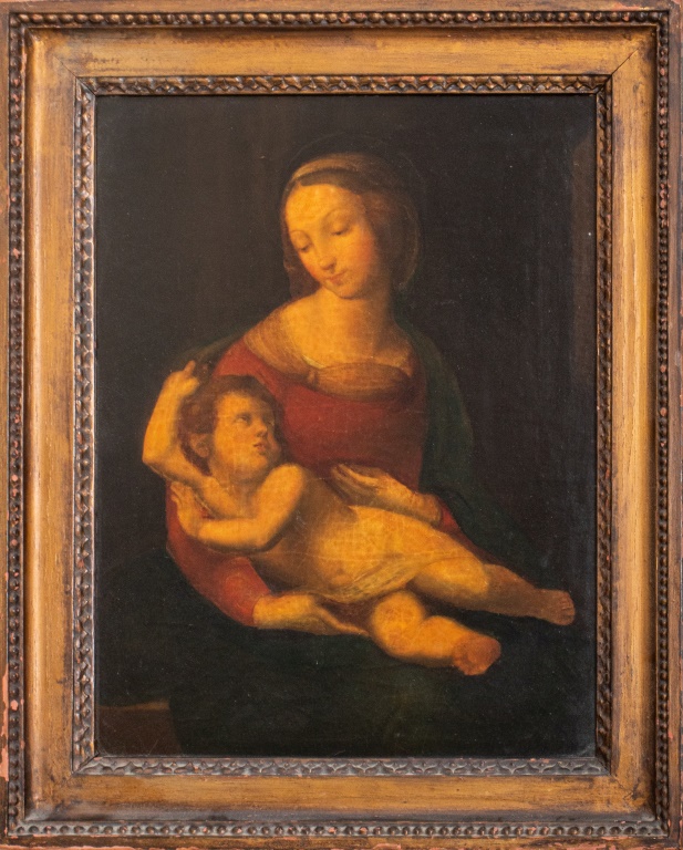 Appraisal: JULIA FRANCES BRONSON BRIDGEWATER MADONNA OIL Julia Frances Bronson American