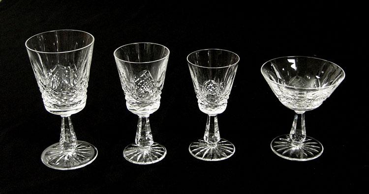 Appraisal: WATERFORD KENMARE CRYSTAL SUITE pieces to include water goblets ''