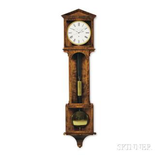 Appraisal: Laterndluhr Thirty-day Vienna Wall Clock Kubinak Ferencz Pesten c the