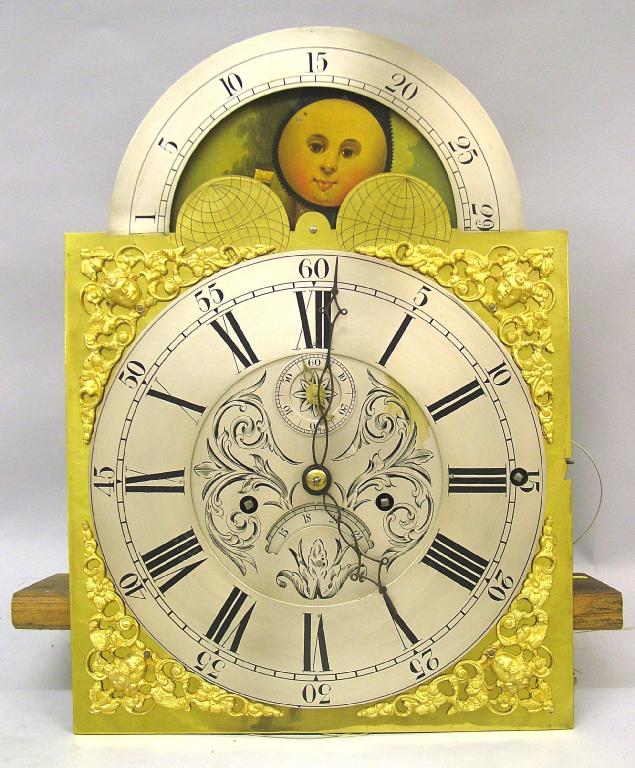 Appraisal: Eight day longcase clock movement converted to a three train