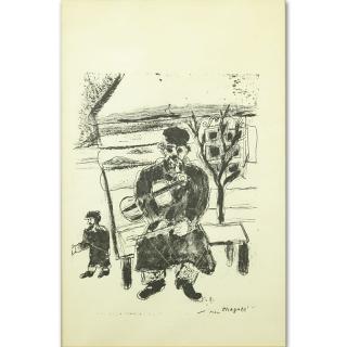 Appraisal: After Marc Chagall French Russian - Original Etching Man with