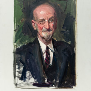 Appraisal: Wayman Adams American - Portrait of Anton Scherrer oil on