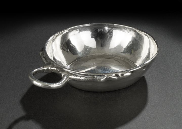 Appraisal: Louis XV Old Standard Silver Tastevin Paris - by Charles-Joseph