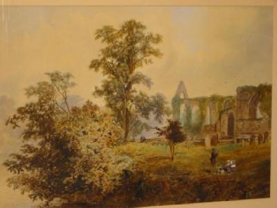 Appraisal: ARTHUR MCARTHUR Figures near Bolton Abbey signed and dated '