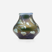 Appraisal: Tiffany Studios MILLEFIORI CABINET VASE USA c hand-blown Favrile glass