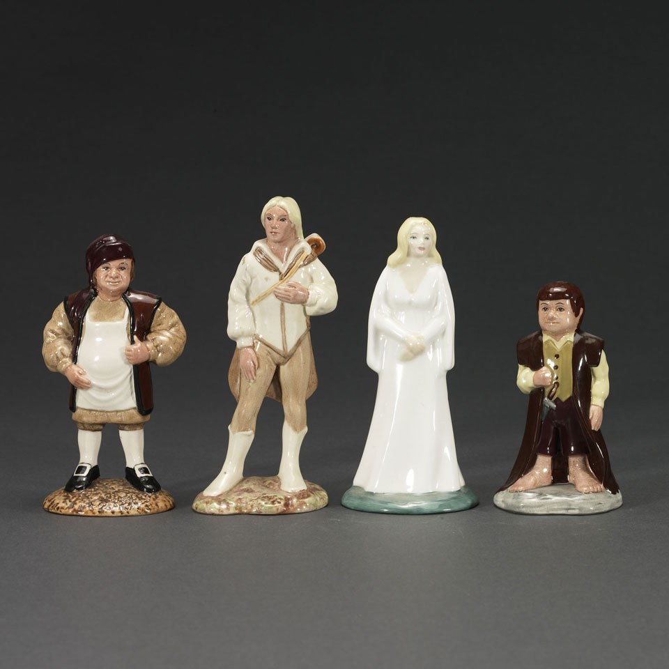 Appraisal: Twelve Royal Doulton Middle Earth Figurines Gandalf HN Frodo HN