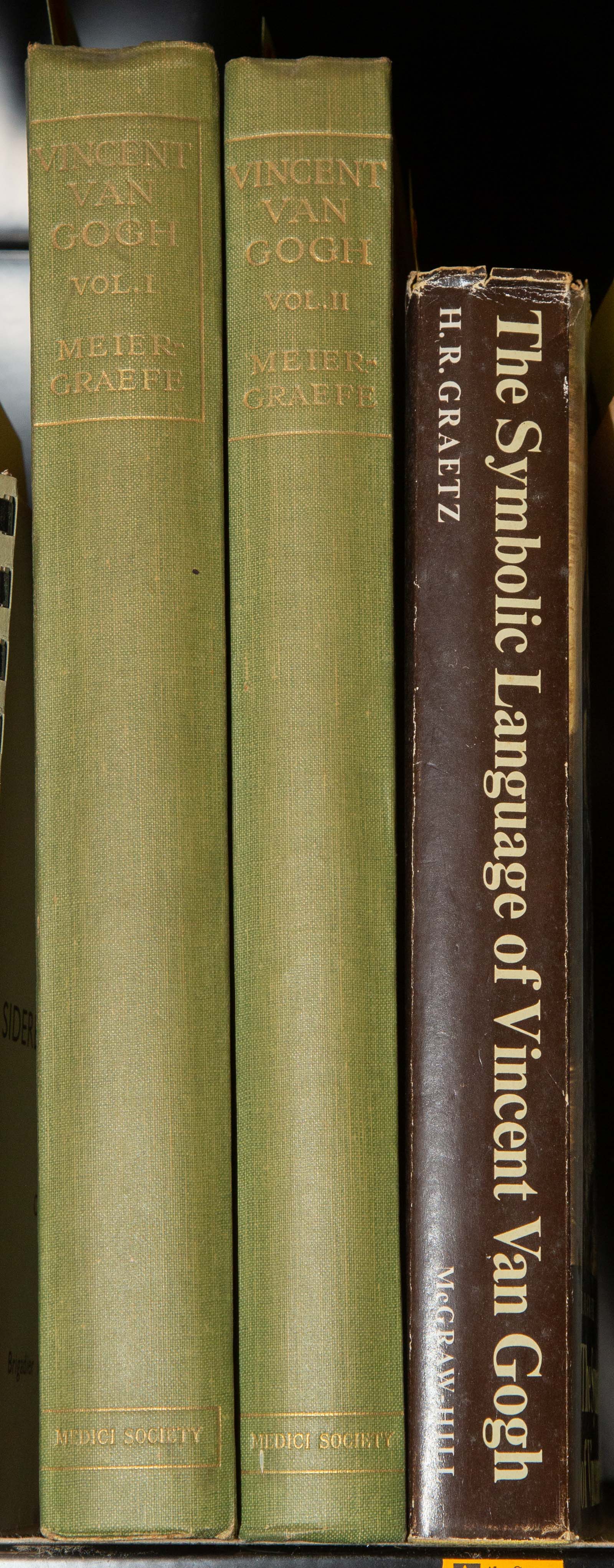 Appraisal: THREE TITLES ON VINCENT VAN GOGH Comprising Julius Meier-Graefe VINCENT