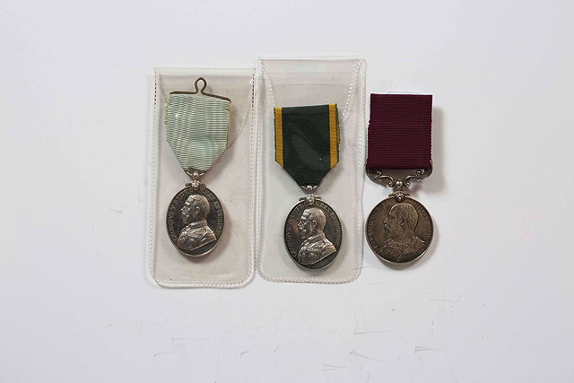 Appraisal: AN EDWARD VII LONG SERVICE AND GOOD CONDUCT MEDAL with