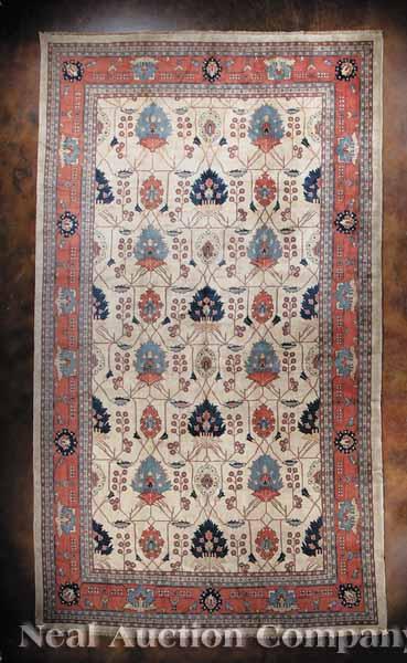 Appraisal: A Persian Sultanabad Carpet camel ground repeating floral motifs in