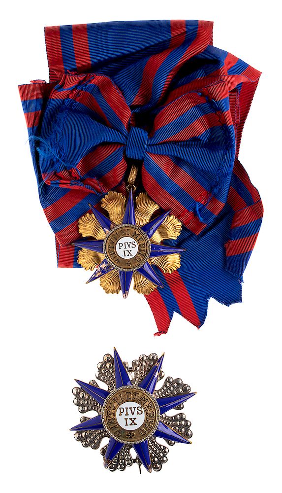 Appraisal: VATICAN ORDER PIUS THE TH GRAND CROSS SET VATICAN ORDER