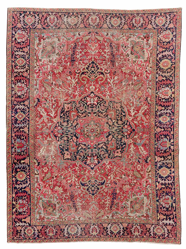 Appraisal: Serapi Carpet Persian early to mid th century large floral