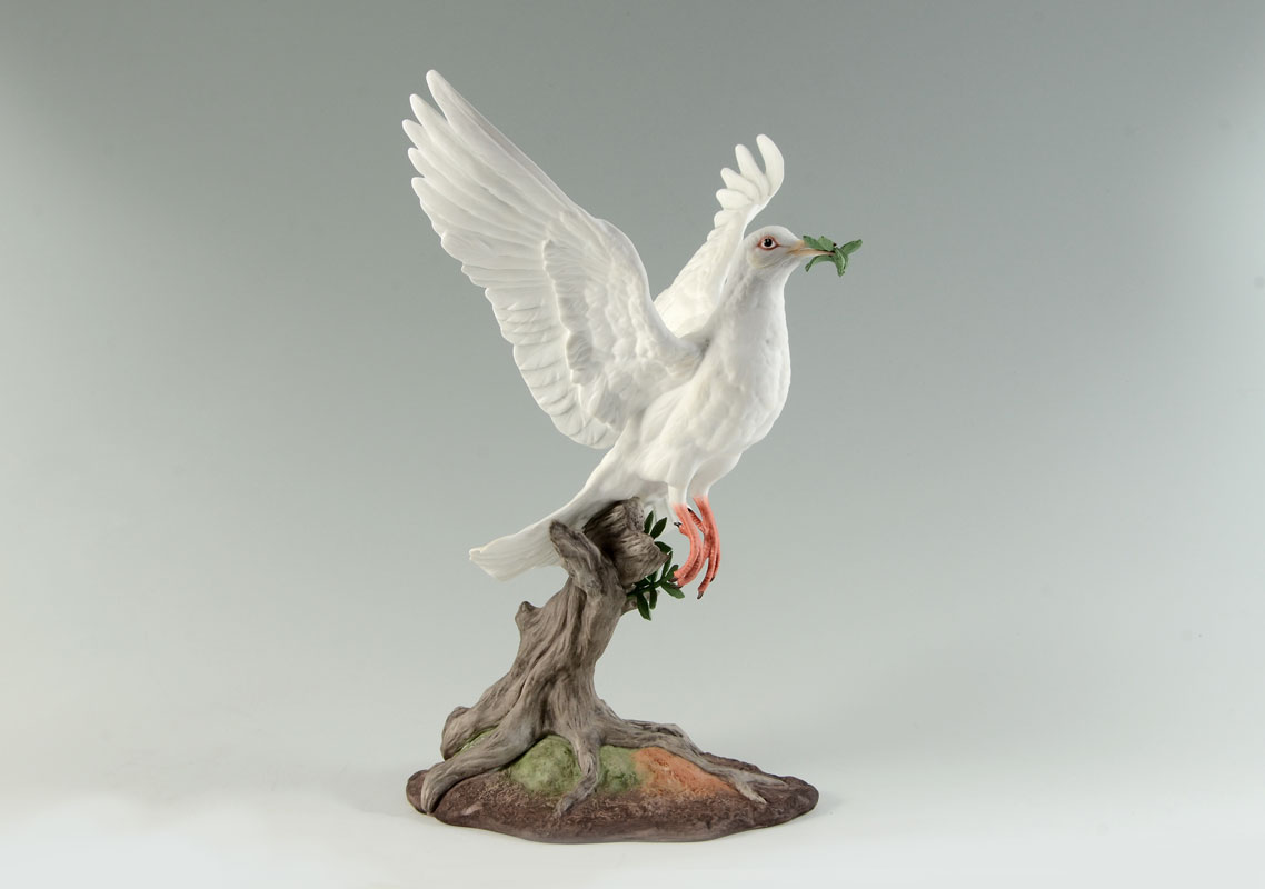 Appraisal: BOEHM WHITE DOVE OF PEACE PORCELAIN FIGURE limited edition figure