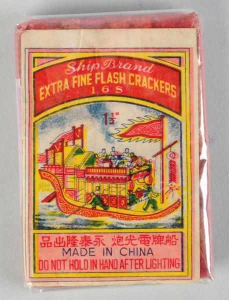 Appraisal: Ship Brand -Pack Firecrackers Class Condition Near Mint Size -