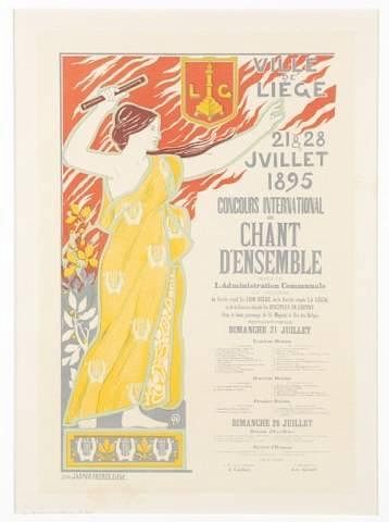 Appraisal: French lithographs c A group of French lithographs c From