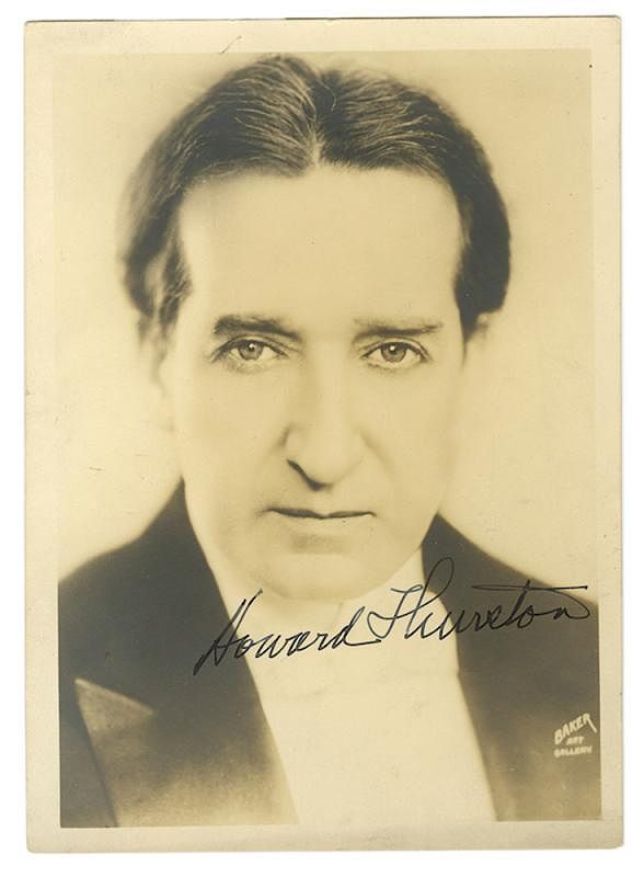 Appraisal: Portrait Photograph of Howard Thurston Signed Thurston Howard Portrait Photograph