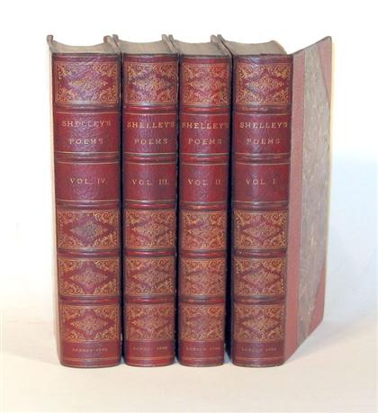 Appraisal: vols Shelley Percy Bysshe The Poetical Works London Reeves and