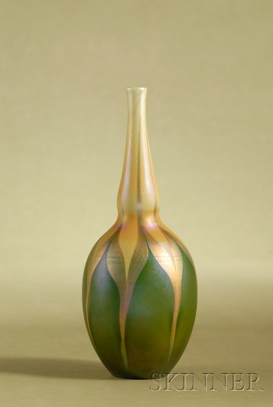 Appraisal: Tiffany and Company Favrile Glass Vase early th century inscribed