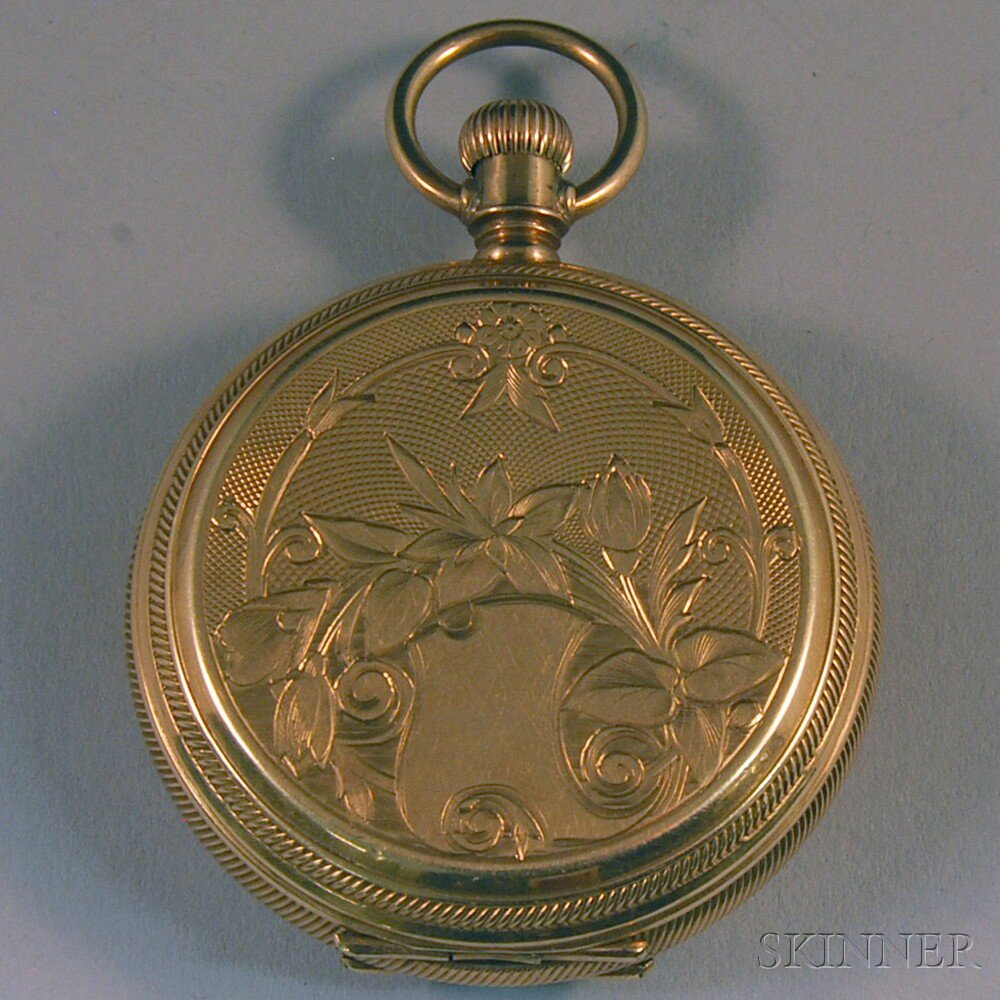 Appraisal: Small Waltham Gold-filled Hunting Case Pocket Watch case no YY