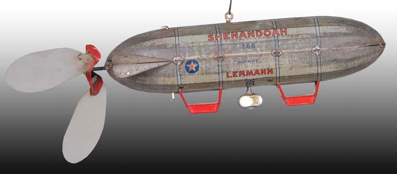 Appraisal: German Lehmann Tin Wind-Up Shenandoah Zeppelin Toy Description '' L