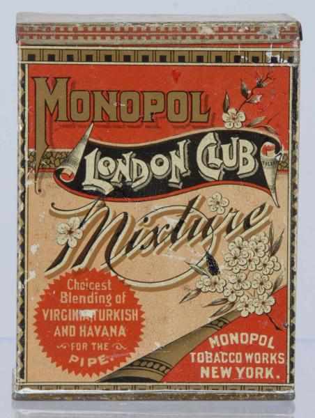 Appraisal: Monopol London Club Mixture Tobacco Tin Description Some minor edge