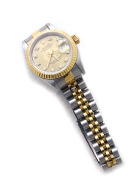 Appraisal: LADIES ROLEX OYSTER PERPETUAL DATEJUST Lady's Rolex Oyster Perpetual Datejust