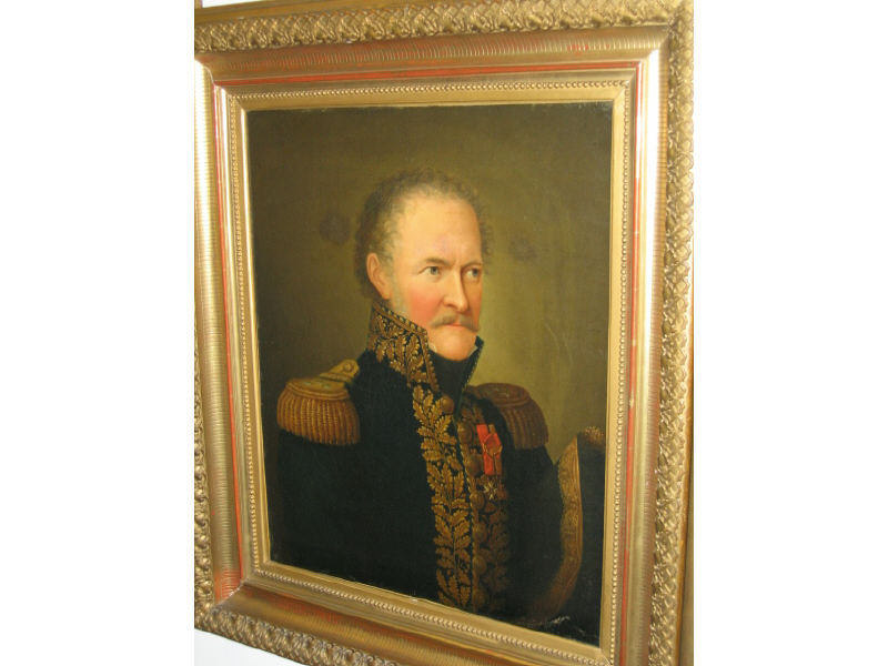 Appraisal: MANNER OF JEAN AUGUSTE DOMINIQUE INGRES FRENCH Bust length portrait