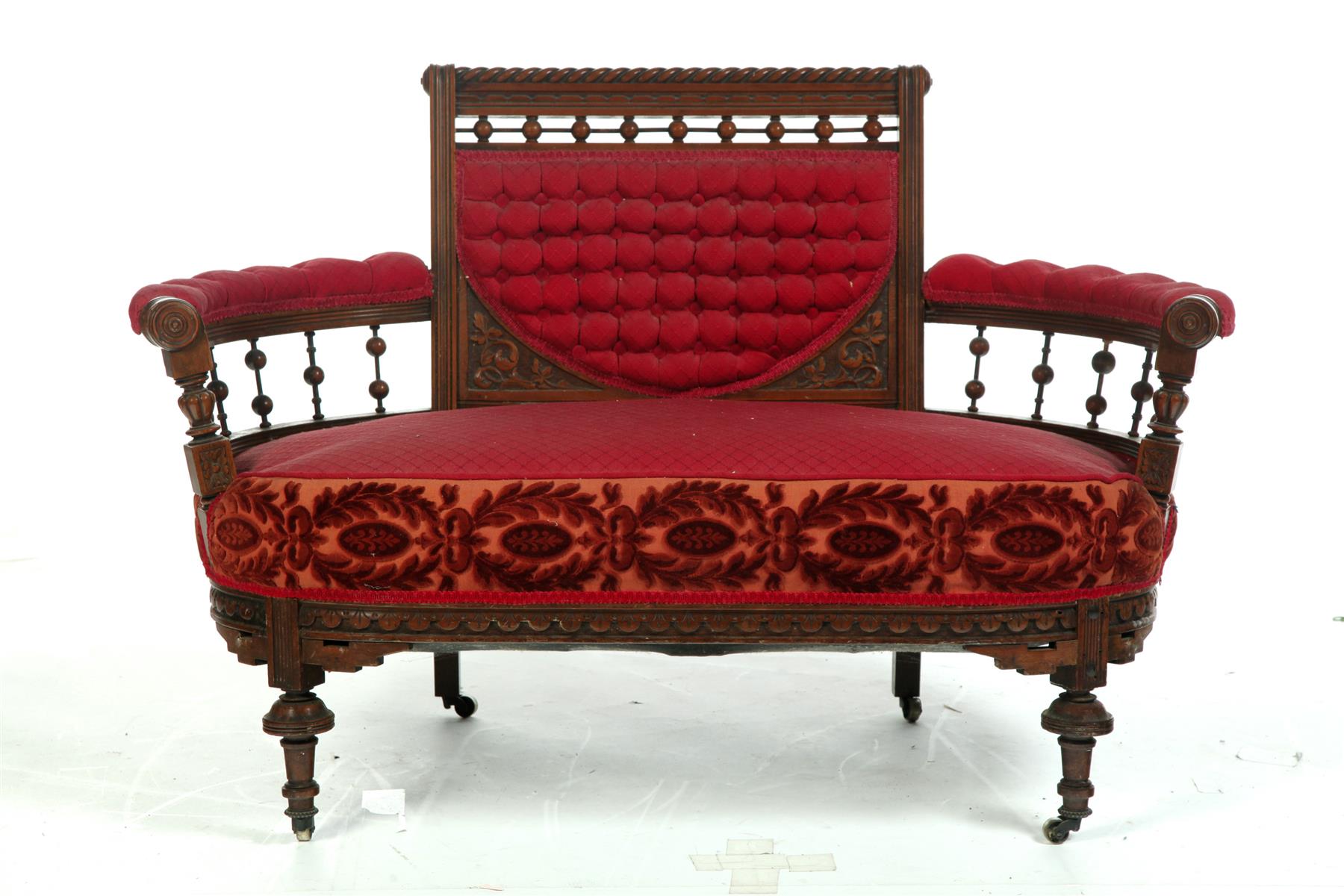 Appraisal: VERY NICE EASTLAKE VICTORIAN SETTEE American th quarter- th century