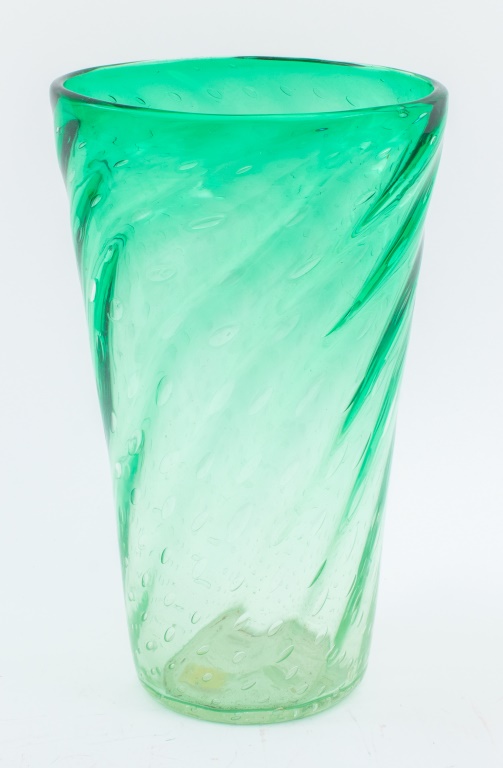 Appraisal: ARCHIMEDE SEGUSO ATTR ITALIAN MURANO GLASS VASE Archimede Seguso Italian