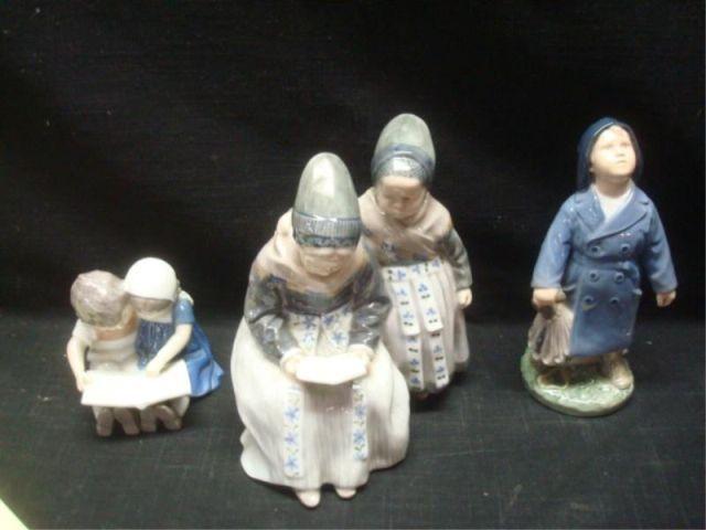 Appraisal: Porcelain Figurines B G Royal Copenhagen From a Stamford CT