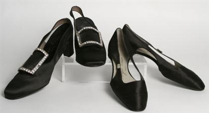 Appraisal: Four pairs of Roger Vivier shoes s Including a pair