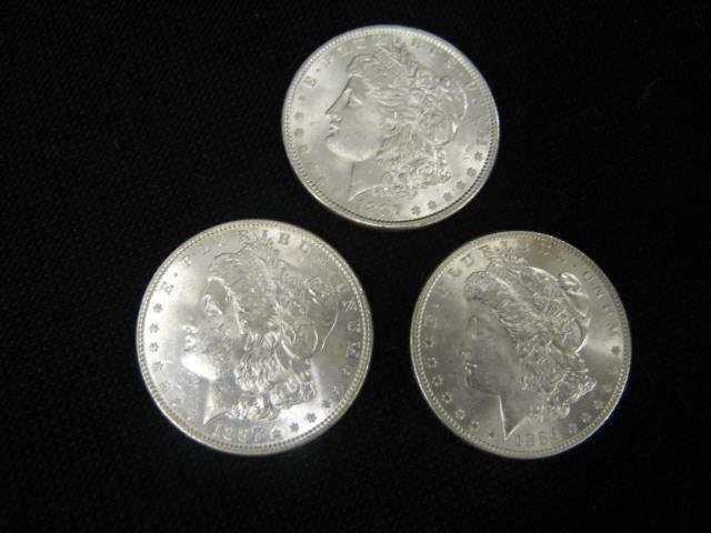 Appraisal: Morgan Silver Dollars - and - Philadelphia Mint uncirculated