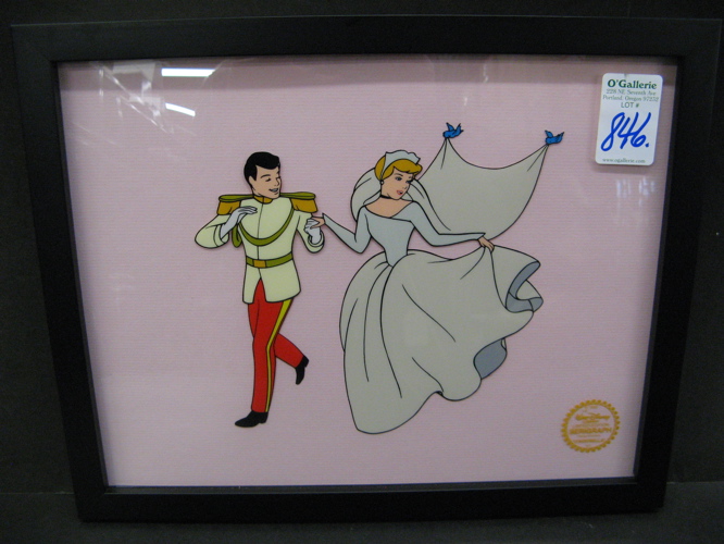 Appraisal: WALT DISNEY COMPANY LIMITED EDITION SERIGRAPH CEL titled Cinderella in