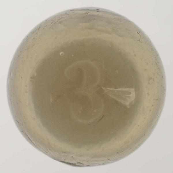 Appraisal: Number Coin Sulphide Marble Coin figure shows the number and